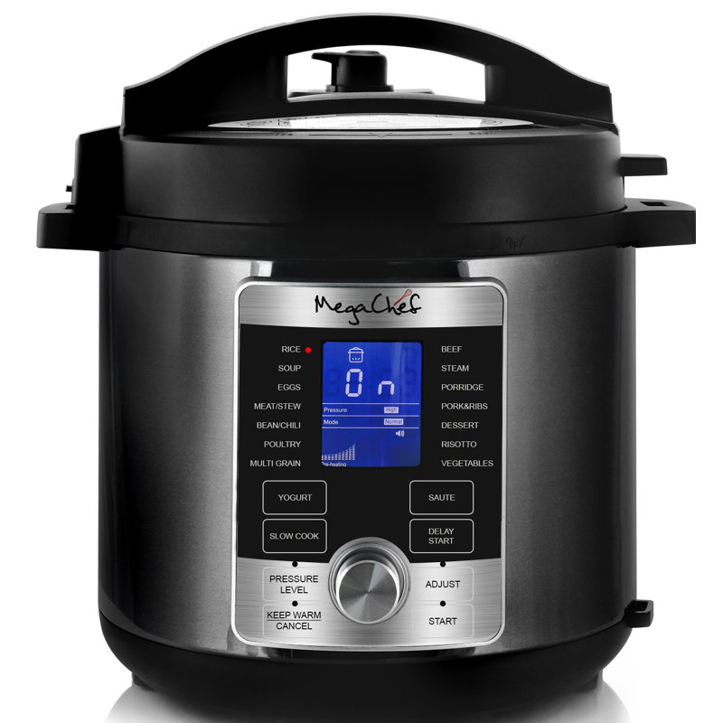 Mega Chef 6 Qt. Digital Electric Pressure Cooker & Reviews Wayfair.ca